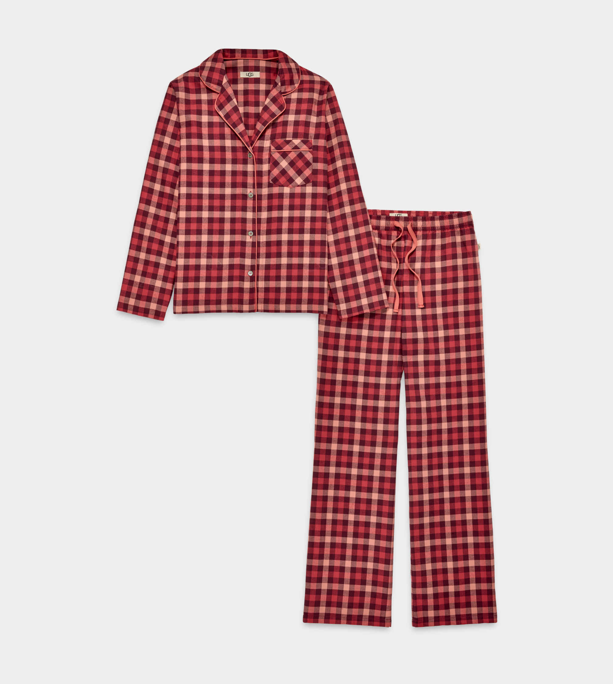 Ophilia Set Woven Plaid Sleepwear UGG